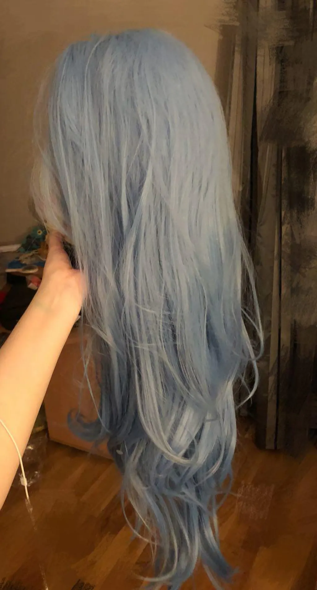 Pastel Blue Lace Front Wig WigIsFashion Wig Is Fashion